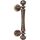 Türgriff 9077 260/175 Bronze brün gewach