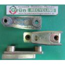 Schließblech 57 x 21 mm Nut 16 mm 2 Haltezapfen 12...