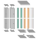 Set Dichtsch.C28/48 Gr.270 RAL 7035 B1
