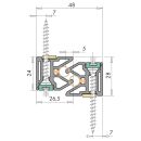Set Dichtsch.C28/48 Gr.270 RAL 7035 B1