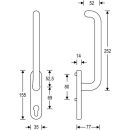 Hebeschiebetürgriff 1146 3750 11 PZ ER