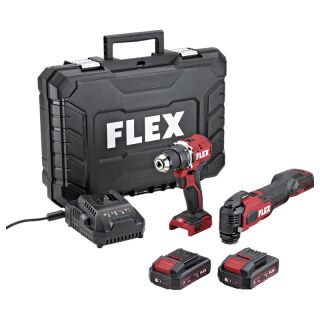 FLEX Akkuschrauber DD2G & Multitool MT