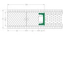 Q Rohling 1060x2180x78mm MDF