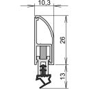 WE-Dicht 2100 mm silber elox (C-0)