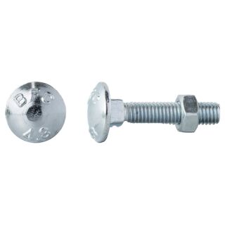 Flachrundschr.DIN 603/Mu M8x40 vz