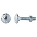 Flachrundschr.DIN 603/Mu M8x80 vz