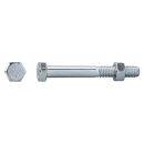 Sechskantschr.DIN 601  M16x180 vz