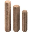 Riffeldübel  8x 30 mm Buche