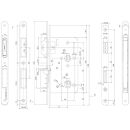 ZT-Magnetschloss 116 1/2 BAD 55/20 rd ni