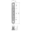 ZT-Magnet-Schließblech 116-120-20 niro