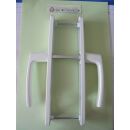 Haustür Schmalrahmen Grt. weiss Ral9016 E92 mm PZ Drücker/Drücker 8 mm Vierk. Fach3954