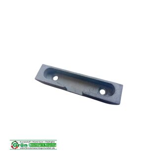 Druckguss Schließblech 70 x 15mm - Öffnung 14mm SchrankP229/4