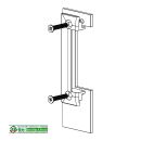 WINKHAUS Garnitur Blende STV E-155-F, Stahl Weiß...