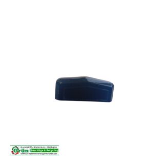 GEALAN Wasserschlitzkappe Wasserkappe 42 x 16mm - Tiefschwarz RAL9005 FachP1287
