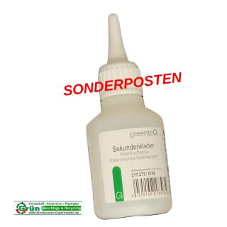 GREENTEQ Sekundenkleber SONDERPOSTEN 10x50g