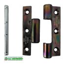 Falttürscharnier Falttürband 86 x 50mm Nachbau mit  Stift 7 x 88,5mm FachVR5/411