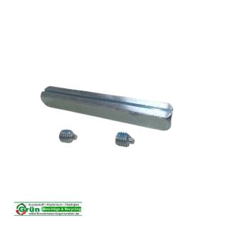 Vierkantstift mit Längsnut 70x8,95mm VKS4/003