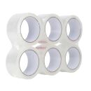 Paketklebeband transparent 66m  x 50mm 6 Rollen