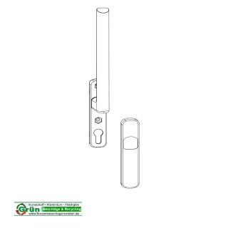 MACO HS Griff - Nocken 10mm - Silber F1  FachP5441