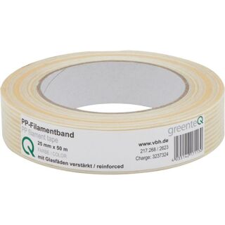 Filament Klebeband 25 mm 50 m Rolle Karton 36 Rollen