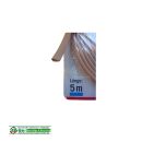 Tür Fensterdichtung selbstklebend lfm 5 Mete beige (Eiche hell/Kiefer/Fichte/Limba-Farben) für Renovierungen