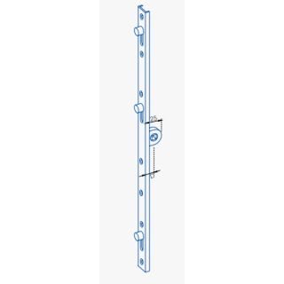 Kantengetriebe U Stulp 13 mm 1900 mm Länge 3 Rollzapfen  Raum0R10/13