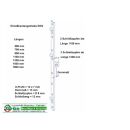 Kantengetriebe U Stulp 1500mm Dorn 13mm Vierkant 7mm...