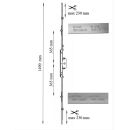 ROTO PATIO | PSK | GR 1890 | Dorn 17,5 mm | Variabel | FFH 2001- 2400 mm | 2 E-Zapfen R3W4/13