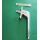 FENSTERGRIFF silber, länge zunge 27 mm,rosetten länge 65 mm,Lochabstand 45 mm Fach06R01/6