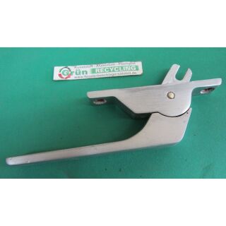 FENSTERGRIFF silber, länge zunge 25 mm,rosetten länge 110 mm,Lochabstand 95 mm Fach06R01/7