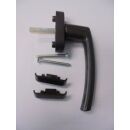 Set Alu Fenstergriff f braun inkl.Schrauben und 2...