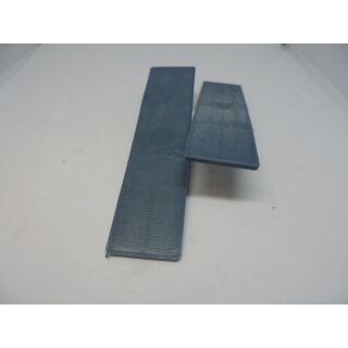 Verglasungsklotz 100mm Länge x 24 mm Breite 2 mm stark blau VE = 100 Stück Fach4018