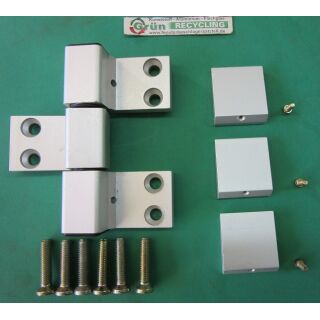 Hueck Haustür Drehband 3 teilig 99421664 99426102 Silber R/L verwendbar FachP4192