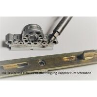 Getriebeschnecke Roto Centro 100/101 Griffbefestigung klappbar zum Schrauben  001002022003006
