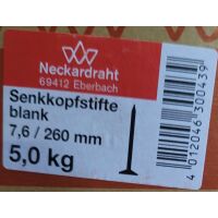 7,6 / 260, 5,0 Kg